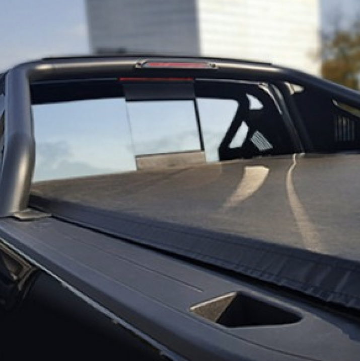 Cache-caisse - Souple à enroulement de 1ère qualité pour Silverado et Sierra 1500, 2500 et 3500 avec caisse de 8 pieds. De 2014 à 2019. #19355364-1