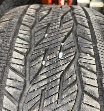(USAGÉ) 4 Pneus Continental Crosscontact 255/55R20, Usure 7/32. # P255/55R20 Continental Crosscontact 7/32