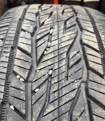(USAGÉ) 4 Pneus 255/55r20 Continental Crosscontact, usure 8/32. #P255/55R20 Continental Crosscontact
