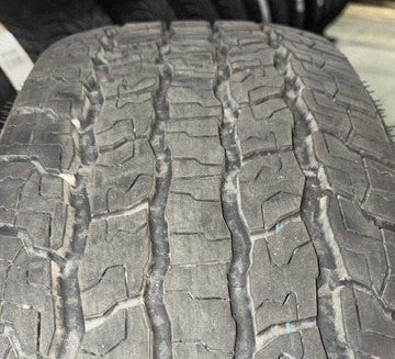 (USAGÉ) 7 Pneus Gooyear Wrangler Territory 265/65R18, usure 8/32. #P265/65R18 GY Wrangler Territory