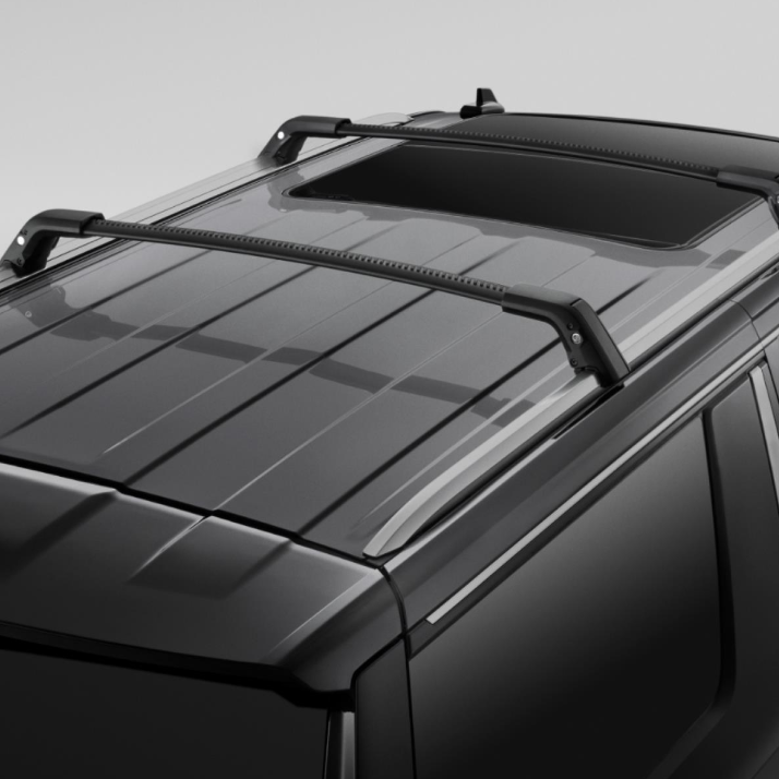 Longeron de toit noir pour Yukon, Tahoe et Suburban de 2021 à 2025. #87855062-1