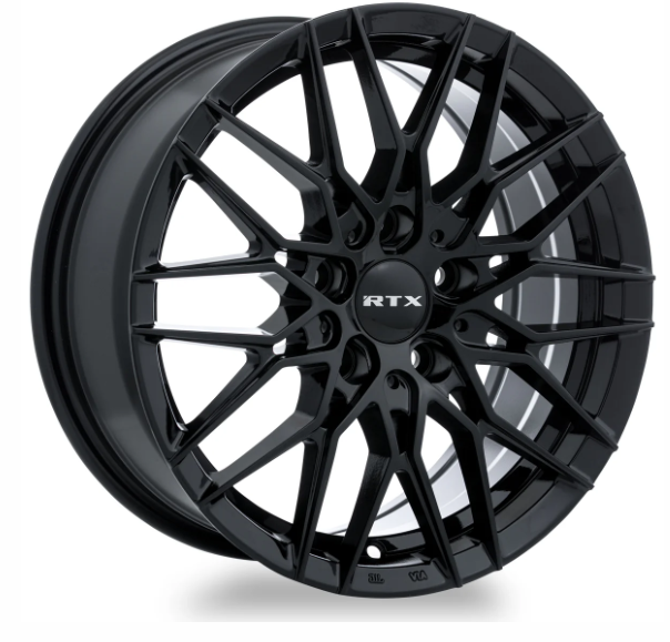 Jantes RTX V20 noirs lustrés 20x8.5 +38 5x114.3mm 73.1mm #083053
