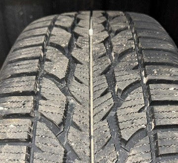 (USAGÉ) 4 Pneus Firestone winterforce 255/65r17 (HIVER) montés sur Mags. Pour Clororado et Canyon 2015 à 2022. usure 11/32. #P255/65R17 Firestone Wniterforce